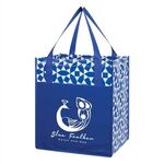 Non-Woven Geometric Shopping Tote Bag -  