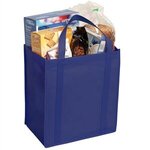 Non-Woven Grocery Tote - Royal Blue