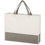 Non-Woven Prism Tote Bag - Gray