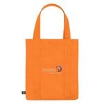 Non-Woven Shopper Tote Bag With 100% RPET Material -  