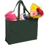 Non-Woven Shopping Tote - Hunter Green