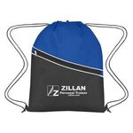 Non-Woven Two-Tone Hit Sports Pack - Royal Blue/ Black