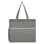 Non-Woven Wave Design Tote Bag -  