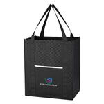 Non-Woven Wave Shopper Tote Bag -  