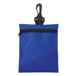 Non-Woven Zippered Pouch - Royal Blue