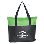 Non-Woven Zippered Tote Bag -  