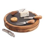 Normandy Swivel Base Cheese/Wine Set -  