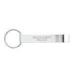 Norris Bottle Opener Keyring - Silver