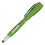 Nova Touch (Metallic) Stylus w/ LED Flashlight Pen -