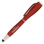 Nova Touch (Metallic) Stylus w/ LED Flashlight Pen -