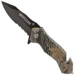 Nutwood Camo Rescue Knife -  