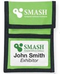 Buy Custom Printed Nylon Neck Wallet Badge Holder