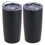 Olympus 20 oz. Stainless Steel/PP Tumbler - Dark Black