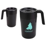 Omni 13 oz Stainless Steel/Polypropylene Mug - Medium Black