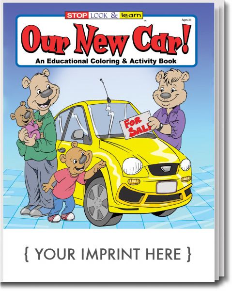 Main Product Image for Our New Car Coloring And Activity Book USA Made