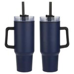 Outpost 40 oz Stainless Steel/Polypropylene Mug - Navy Blue