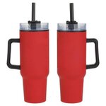 Outpost 40 oz Stainless Steel/Polypropylene Mug - Red