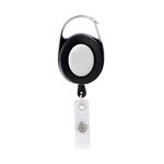 Oval Metal Retractable Badge Reel with Carabiner