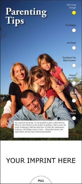 Main Product Image for Parenting Tips Slide Chart USA Made