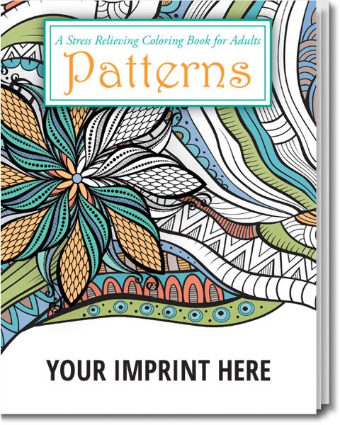 Main Product Image for Patterns. Stress Relieving Coloring Books For Adults USA Made