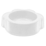 Paw shaped pet bowl - White