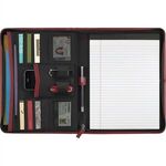 Pedova™ Zippered Padfolio - Red (rd)