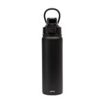 Perka(R) Rex 24 oz. Double Wall, Stainless Steel Water Bottle - Black