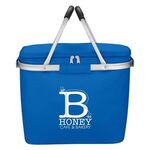 Picnic Fun Collapsible Kooler Basket - Royal Blue