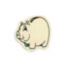 Piggy Jar Opener - Cream 7500u