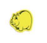 Piggy Jar Opener - Yellow 7405u