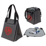 Pioneer Cooler Bag & Convertible Table Mat - Dark Gray