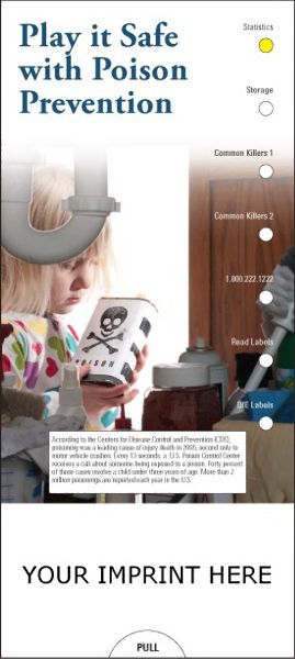 Main Product Image for Play It Safe With Poison Prevention Slide Chart USA Made