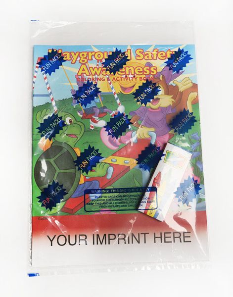 Main Product Image for Playground Safety Awareness Coloring Book Fun Pack USA Made