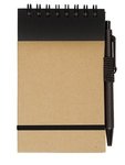 Pocket Eco-Note Jotter - Natural-black