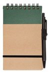 Pocket Eco-Note Jotter - Natural-green