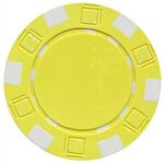 Poker chips sets with 300 chips & Aluminum case - Yellow