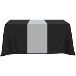 Poly/Cotton Twill Table Runner-Screen Printed - Gray