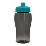 Poly-Pure Junior 18 oz Transparent Bottles - Transparent Smoke