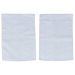 Polyester Poplin Garden Flag 17.25-x12.5- 220GSM Full Color - Medium White