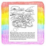 Pool and Water Safety Coloring Book Fun Pack -