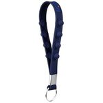 Popper Stress Reliever Key Chain - Navy Blue