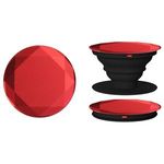 PopSockets Diamond Aluminum PopGrip - Ruby