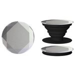 PopSockets Diamond Aluminum PopGrip - Silver