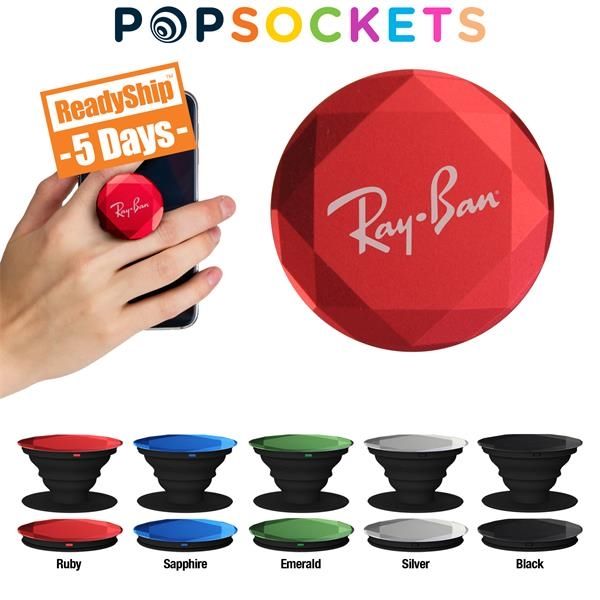 Main Product Image for Popsockets Diamond Aluminum Popgrip