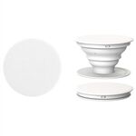 PopSockets PopGrip - White-light Gray