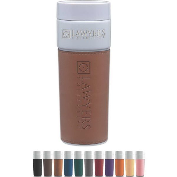 Main Product Image for Travel Mug Imprinted Porcelain Tumbler With Sleeve 14 Oz