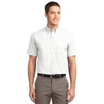 Port Authority Short Sleeve Easy Care Shirt. - White/ Light Stone