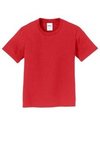 Port & Company Youth Fan Favorite Tee. - Bright Red