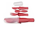 Portable Cutlery Set - Red