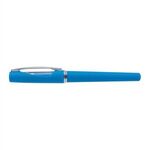 Portofino Softy Gel Pen - Light Blue/Silver